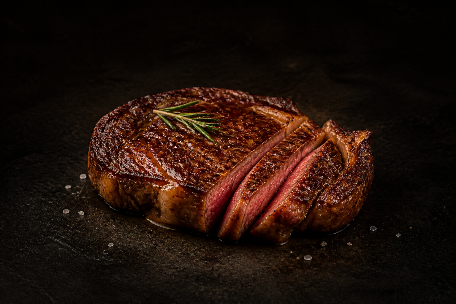 A juicy sliced cut of meat